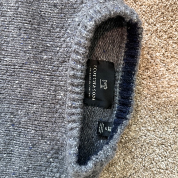 Scotch & Soda - gray wool sweater - Picture 2 of 3